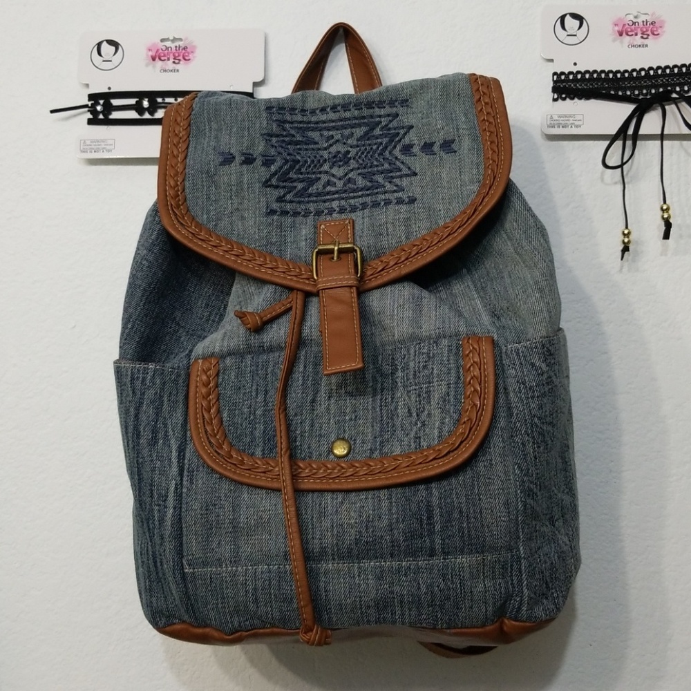 COPY - DENIM BACKPACK🌻#DILL1502